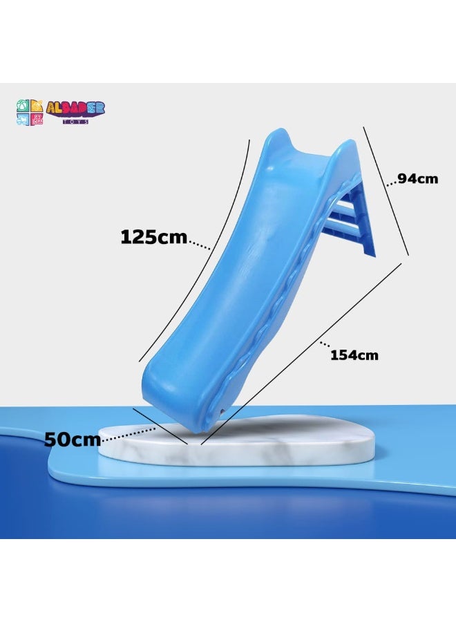 ALBADER Play Slide For kids Blue Color Playset for Indoor or Outdoor Use For Ages 18 Months+, Garden Toy and Outdoor Activity for Kids, Durable, Stable, Child-Safe For Girls and Boys " - Image 4